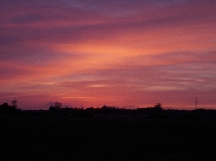 Abendhimmel ber der Marsch1