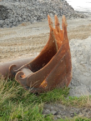 Deichbaustelle Nordstrand